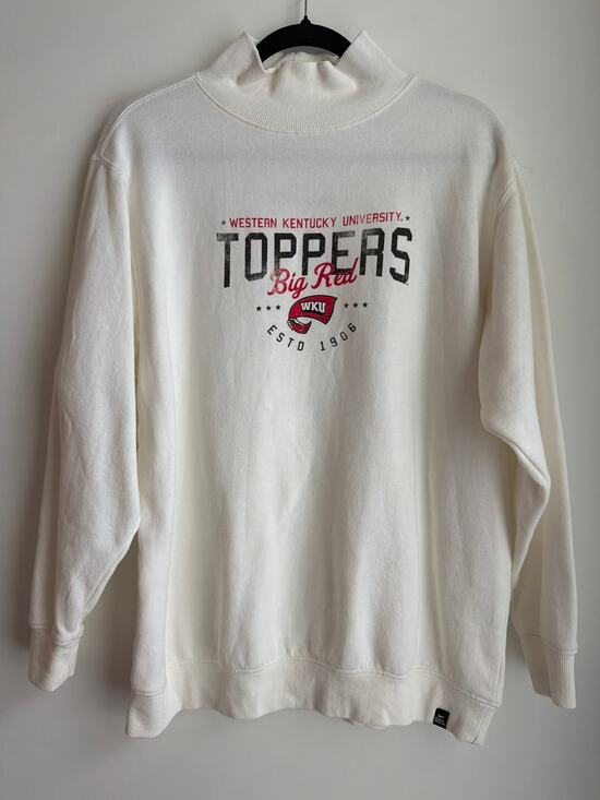 gameday social Tops - Gameday Social WKU Western Kentucky Hilltoppers Big Red Mock Neck Sweatshirt